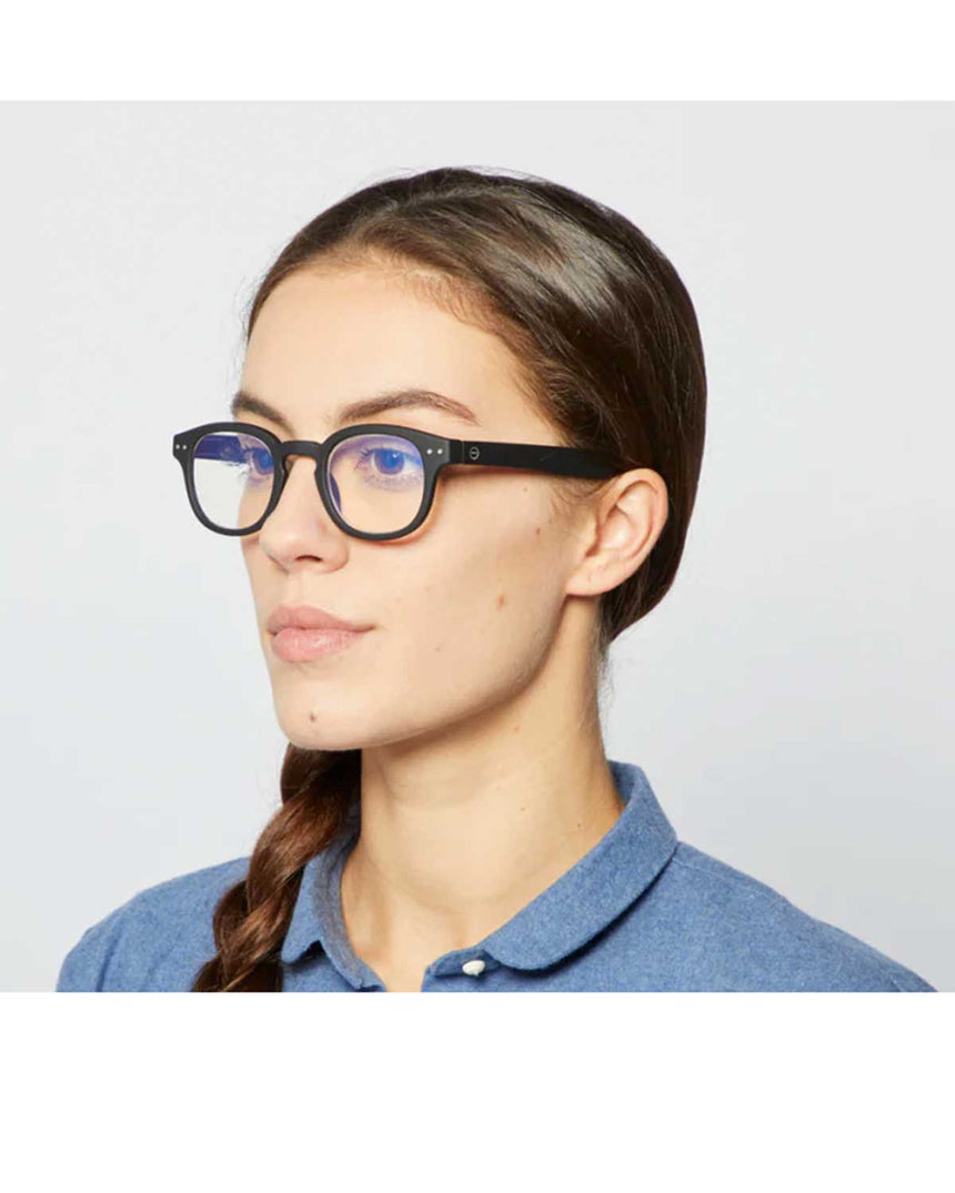 İzipizi Yetişkin Ekran Koruma Güneş Gözlüğü Screen C Black