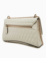 Guess Betula Convertible Flap Zincir Detaylı Parlak Omuz Çantası Tau