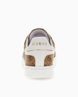 Guess Jrone5 Monogram Baskılı Sneaker Beige / Brown
