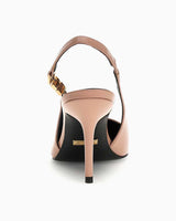 Guess Nassha Rugan Logo Detaylı Topuklu Stiletto Nude