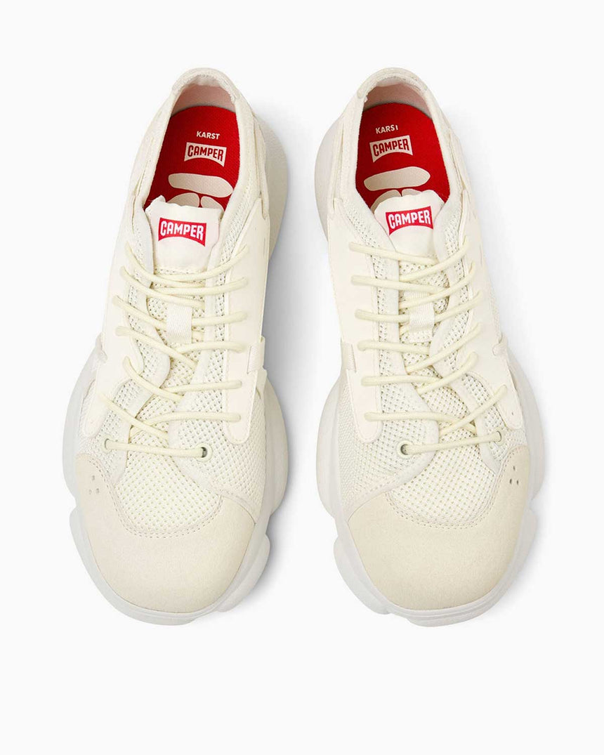 Camper Karst Bağcıklı Sneaker Beyaz