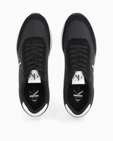 Calvin Klein Retro Runner Low Top Sneakers Black/Bright White