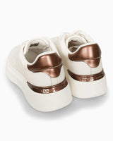 Tommy Hilfiger Estefania Altın Detaylı Platform Tabanlı Kadın Sneaker Ancient White
