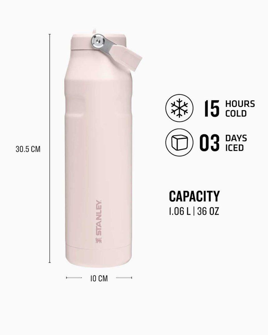 Stanley The IceFlow Bottle Flip Straw 2.0 1.06L/36oz Termos Rose Quartz