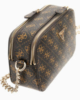 Guess Cruise Noelle II Kadın Çapraz Askılı Kamera Çantası Brown Logo