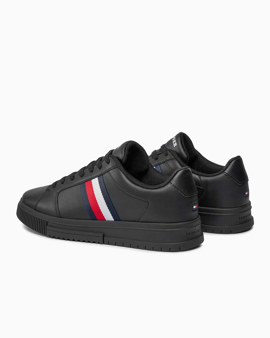 Tommy Hilfiger Supercup Stripes Low Top Sneakers Black