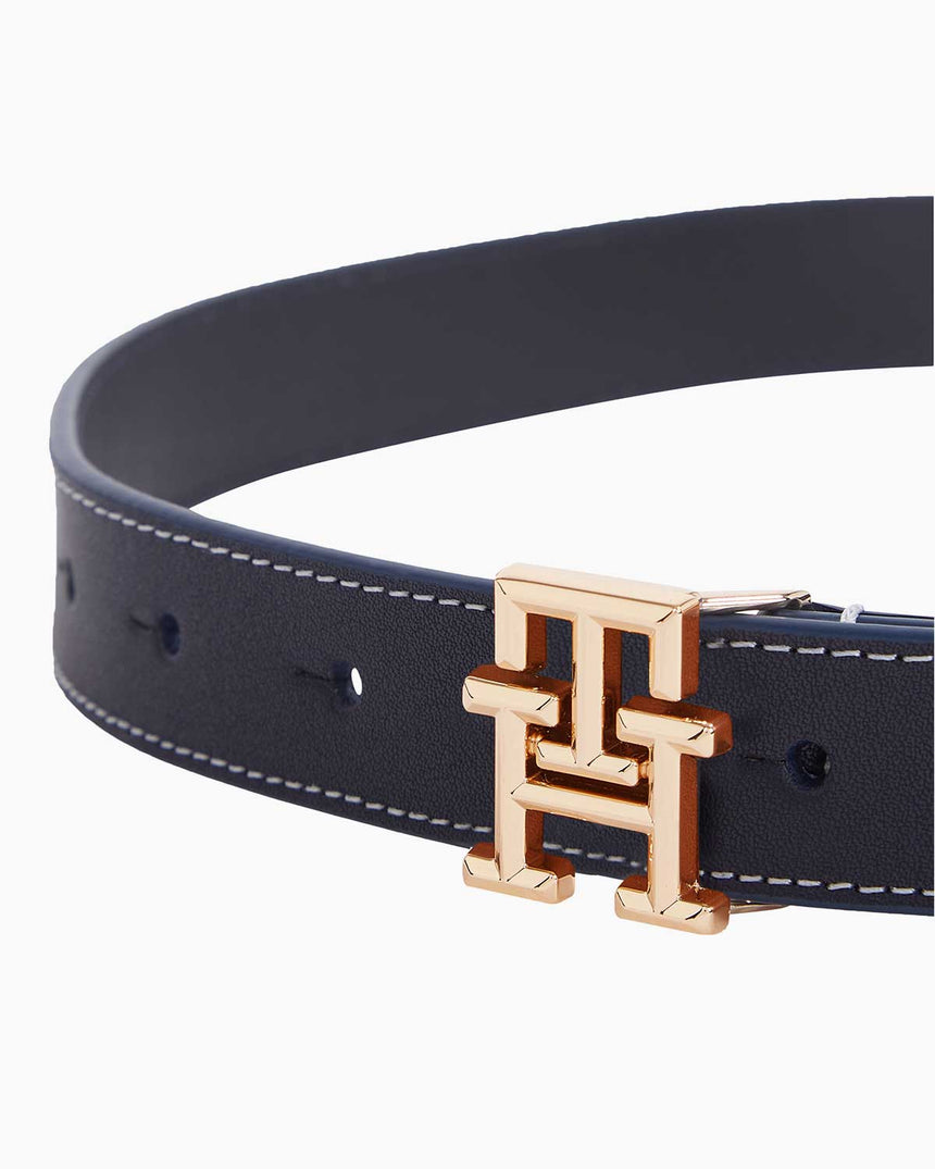 Tommy Hilfiger Logo Adjustable Kemer Space Blue