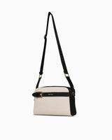 Nautica Logolu Omuz Çantası Bej - Siyah