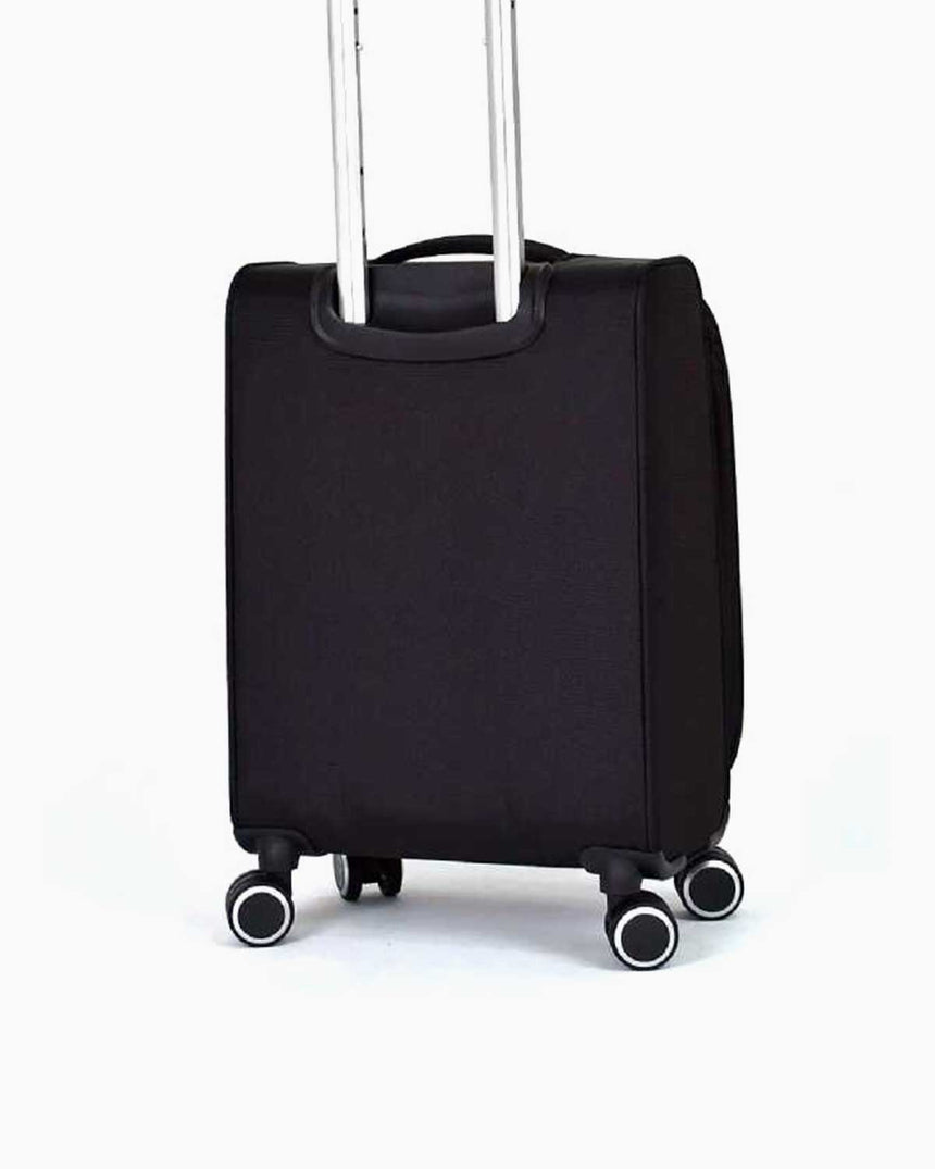 Benetton Logo Detaylı Kabin Boy Kumaş Valiz