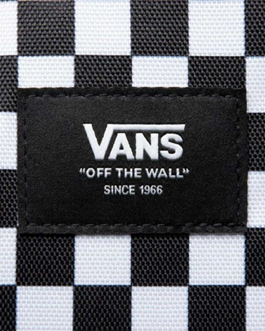 Vans Old Skool Check Damalı Desen Unisex Sırt Çantası Siyah - Beyaz
