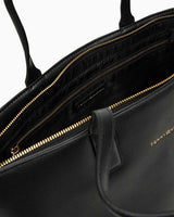 Tommy Hilfiger Logo Bantlı Kadın Tote Çanta Black