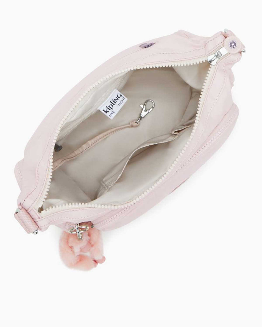 Kipling Gabbie S Basic Plus Omuz Çantası Pink Shine