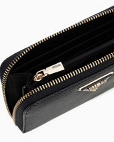 Guess Debora Fermuarlı Orta Boy Kadın Cüzdan Black
