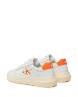 Calvin Klein Chunky Chunky Laceup Kadın Sneaker Bright White/Shocking Orange