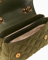 Guess Giully Mini 2 Kadın Omuz Çantası Olive