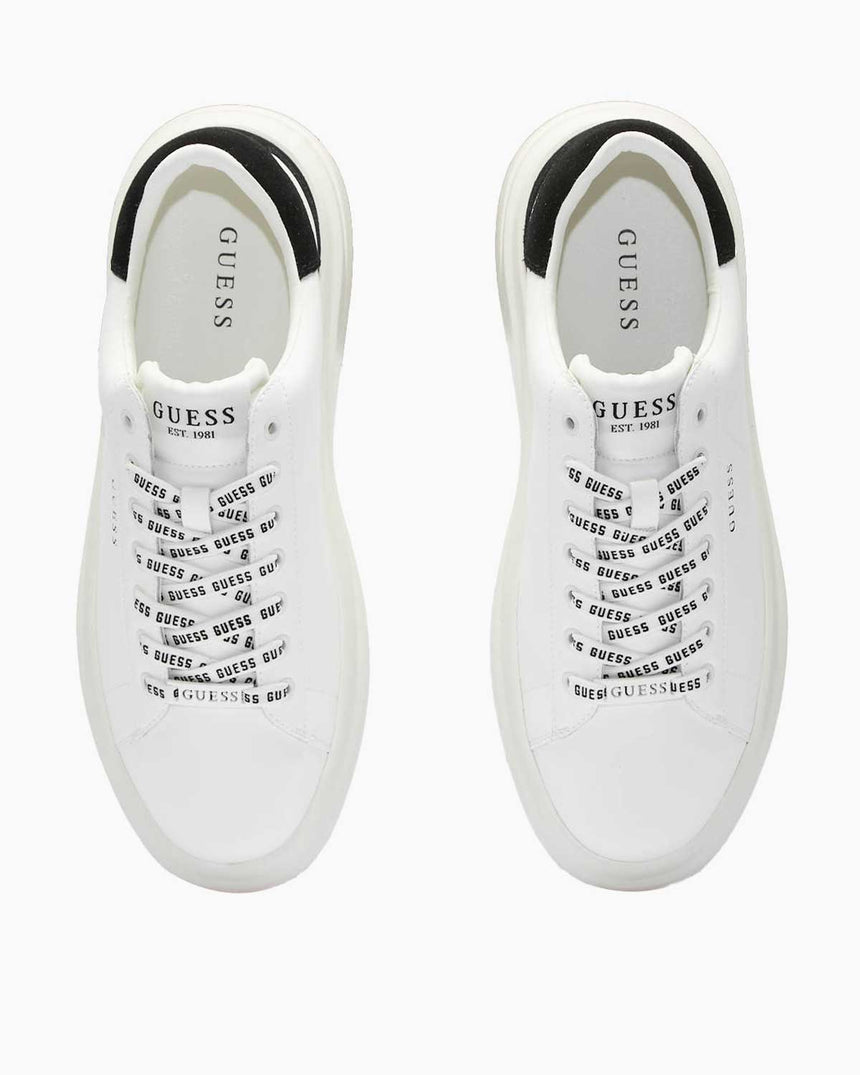 Guess Elba Bağcıklı Sneaker White - Black