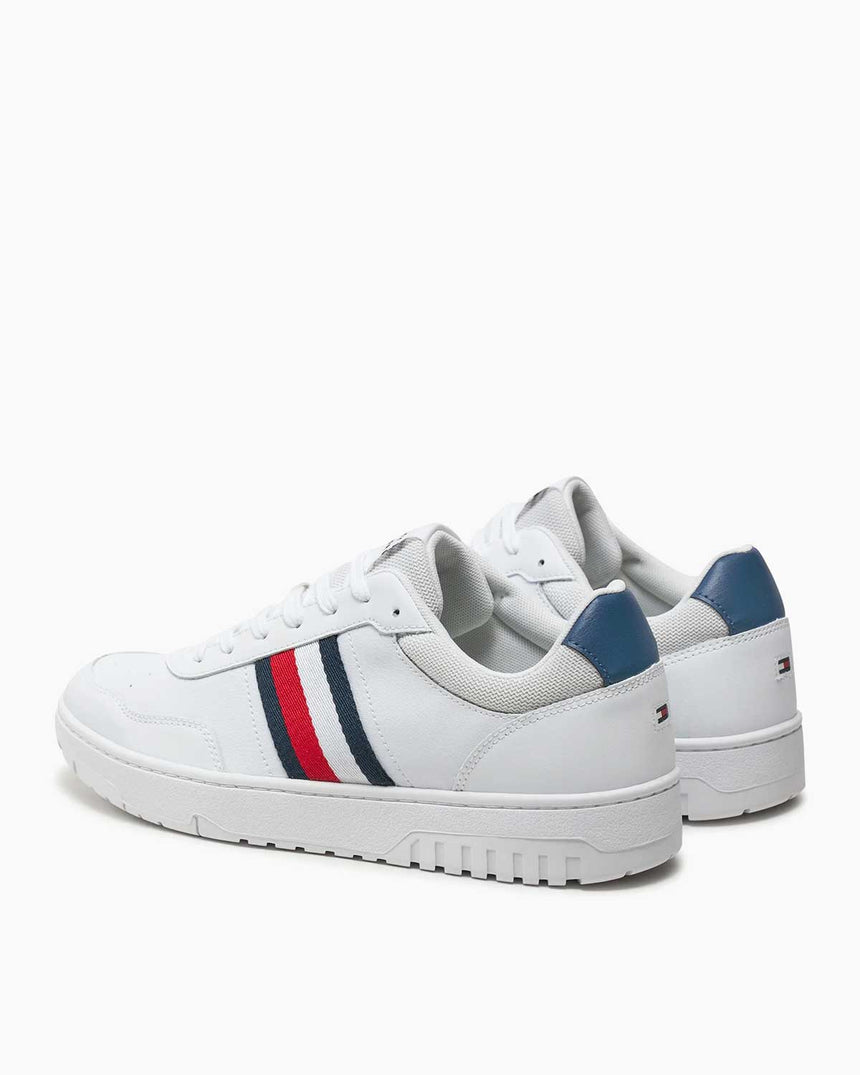 Tommy Hilfiger Basket Core Mid Top Sneakers White