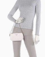 Guess Small Zincir Detaylı Çapraz Askılı Çanta White