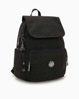 Kipling City Zip S Elevated Jacquard BLACK SIGNATURE JQ