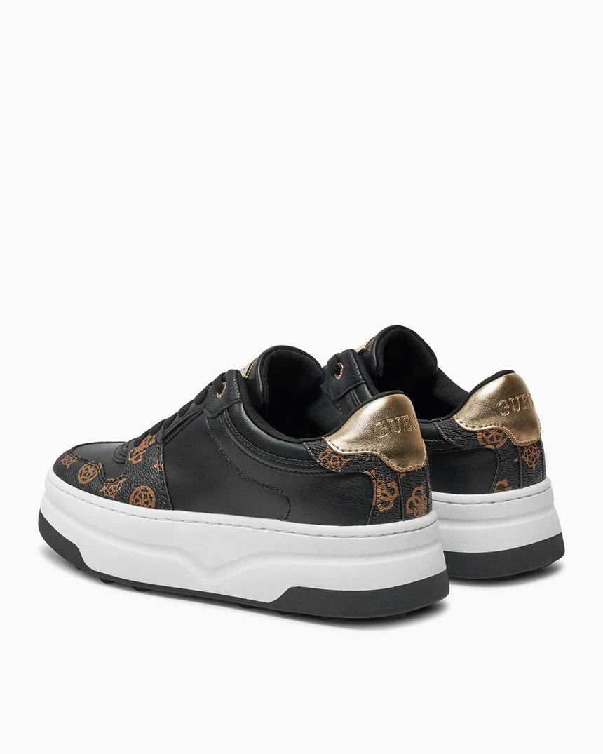 Guess Cupsole Low Logolu Sneaker Black Brass