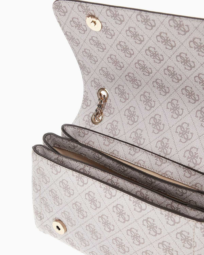 Guess Anadela Noelle II Kapaklı Kadın Omuz Çantası Dark Oak