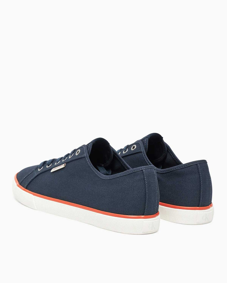 Calvin Klein Monaco Düşük Bilek Erkek Sneaker Calvin Navy/Bright White/Tigerlily