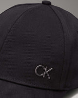 Calvin Klein Bombed Metal Logolu Şapka CK Black