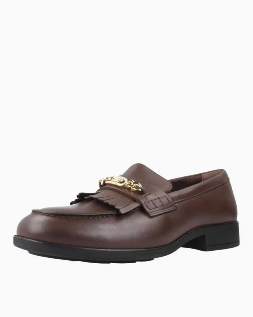Tommy Hilfiger Emerald Zincir Püsküllü Kadın Loafer Legacy Brown