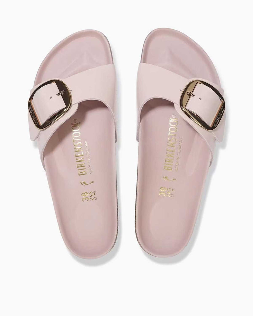 Birkenstock Madrid Big Buckle NL High Shine Kadın Terlik Light Rose