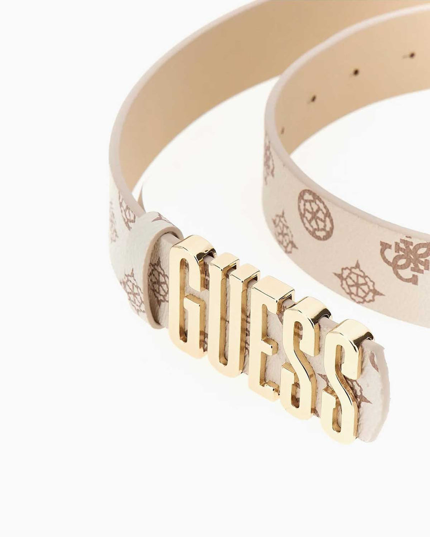Guess Eveluna Monogram Kemer Cream Logo
