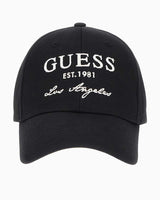 Guess Baseball Embroidered Logo Cap Jet Black A996