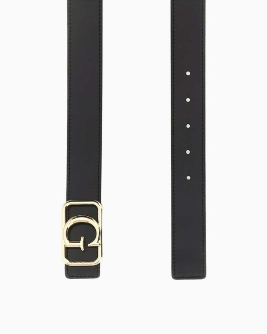 Guess Reversible Tokalı Kemer Coal Logo Multi