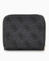 Guess Eco Erica Zip Around Cüzdan Coal Logo