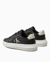 Calvin Klein Chunky Cupsole Laceup Lth Ml Mtl Kadın Sneaker Black/Eggshell