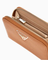 Guess Laurel Slg Medium Cüzdan Cognac