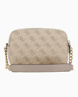 Guess Monogram Desenli Çapraz Askılı Çanta Dove Logo