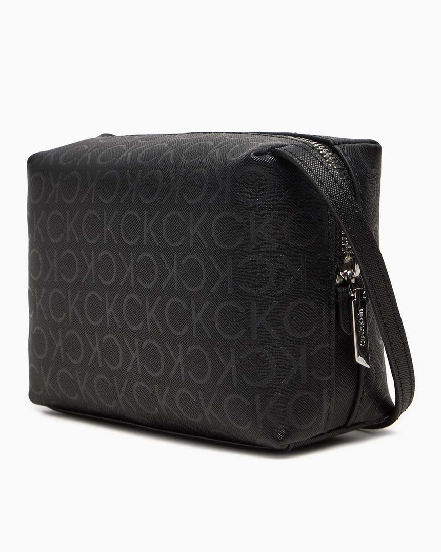 Calvin Klein Must Mini Monogram Çapraz Askılı Çanta Black Monogram