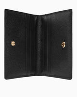 Calvin Klein Mini Monogramlı Katlanabilir 6CC Kadın Kartlık Black