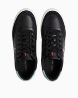 Calvin Klein Classic Cupsole Lace Up Sneaker Black/Blue Surf/Creamy White
