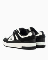 Calvin Klein Jeans Basket Cup Low Lace Up Sneaker Black/Bright White