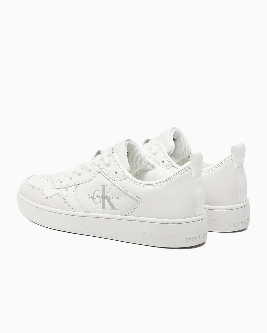 Calvin Klein Basket Cupsole Erkek Sneakers Triple Bright White
