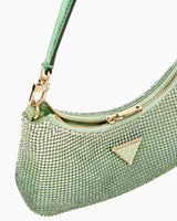 Guess Zalina Taşlı Omuz Çantası Celadon