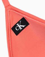 Calvin Klein Triangle Swim Tops Bikini Üstü Dazzling Coral