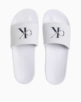 Calvin Klein Flip Flops Slides Terlik Triple Oyster Mushroom