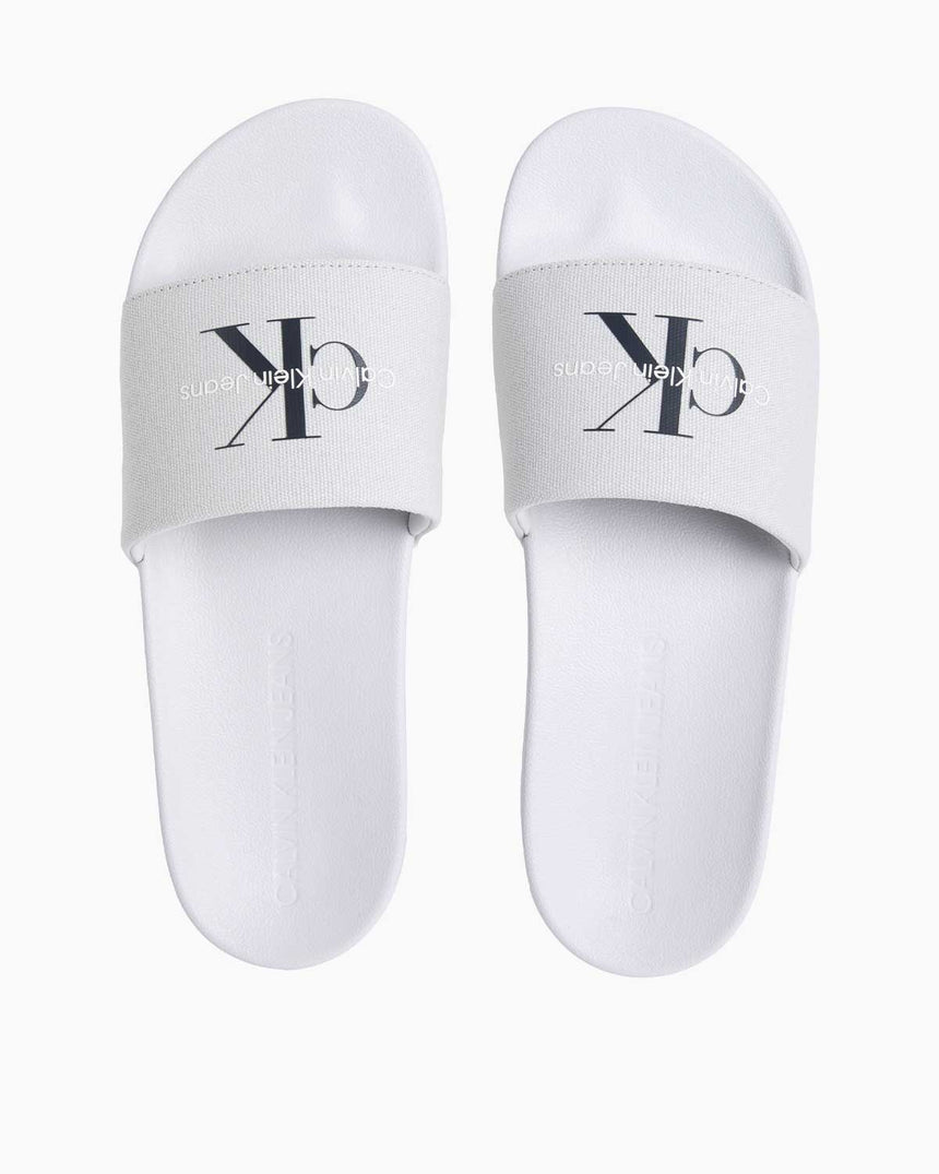 Calvin Klein Flip Flops Slides Terlik Triple Oyster Mushroom