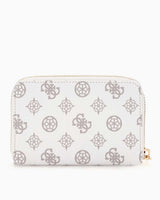 Guess Laurel Medium Logolu Cüzdan White Logo
