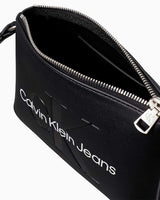 Calvin Klein Jeans Sculpted Camera Pouch Çapraz Askılı Çanta Fashion Black