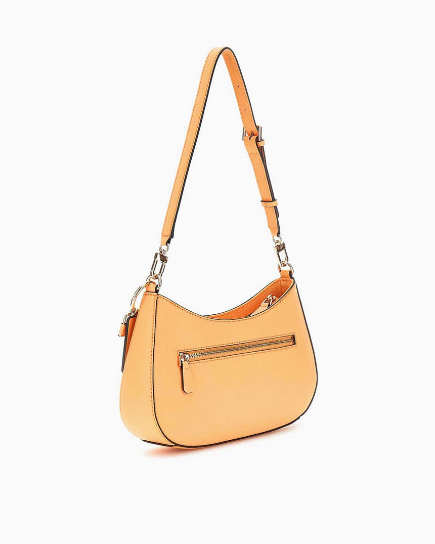 Guess Noelle Top Zip Shoulder Çapraz Askılı Kadın Çantası Apricot