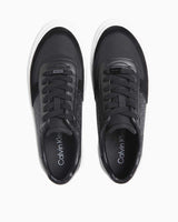 Calvin Klein Logolu Lace Up Sneaker Black Mono