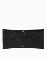 Tommy Hilfiger Mini Logolu Karlık Detaylı Erkek Cüzdan Black